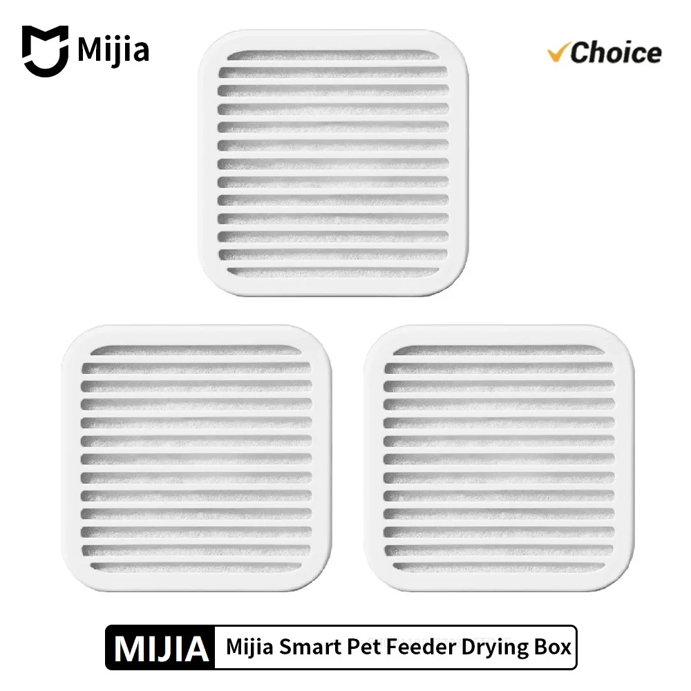 

NEW MIJIA Pet Feeder 2 Drying Box Moistureproof Freshness Locking Dehumidifying Desiccant For Pet Food Work For Mihome App