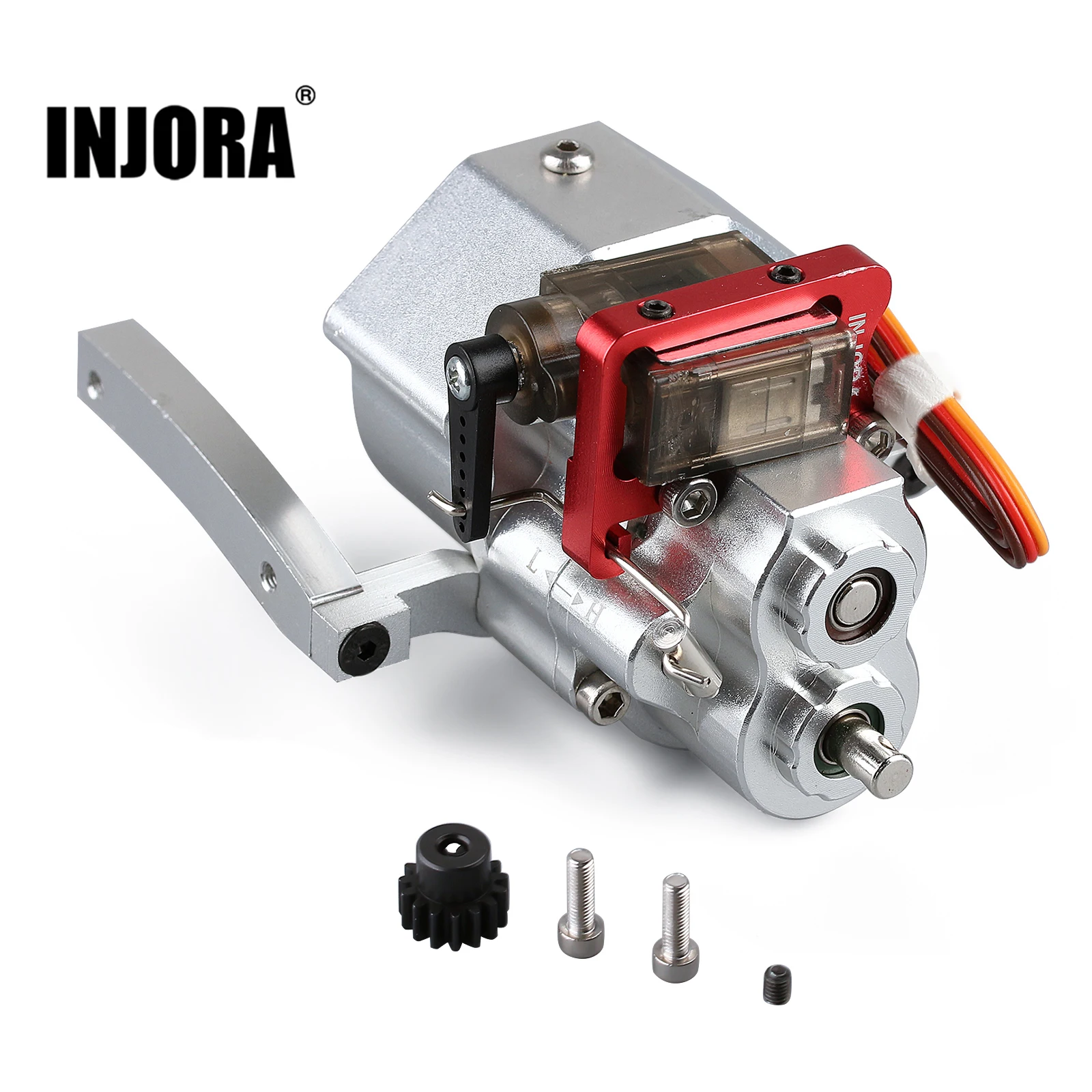 

INJORA Prefixal Shiftable Gearbox for 1/10 RC Crawler Car Axial SCX10 90046