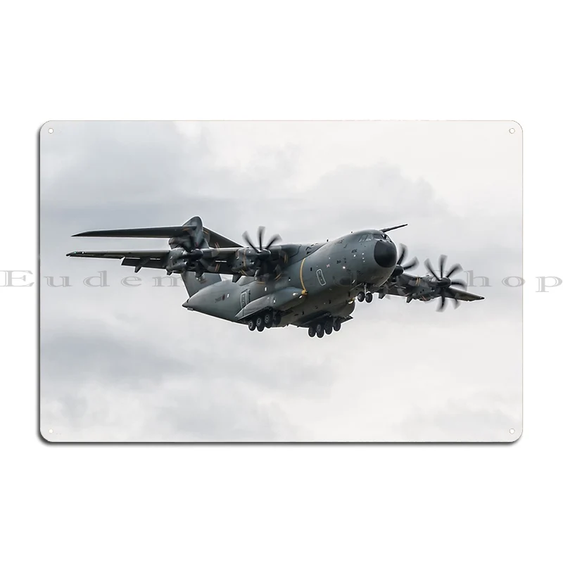 Raf Airbus A400m Atlas Metal Plaque Poster Garage Iron Mural Kitchen Cinema Tin Sign Poster