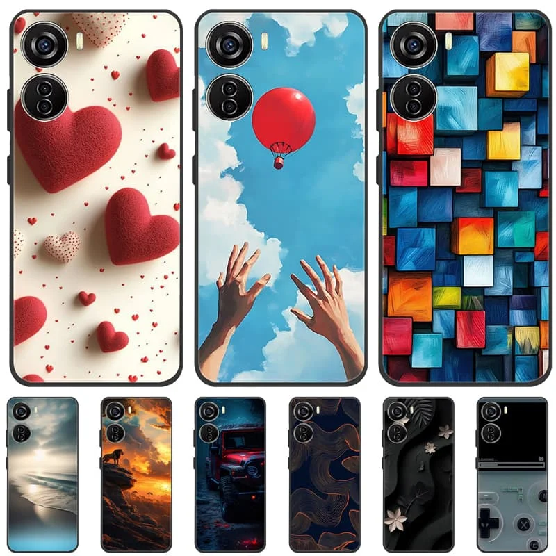 Funda de teléfono para ZTE Blade V40, fundas de diseño, funda de silicona suave para ZTE Blade V40 Design 8046, funda de moda V40Design Protector