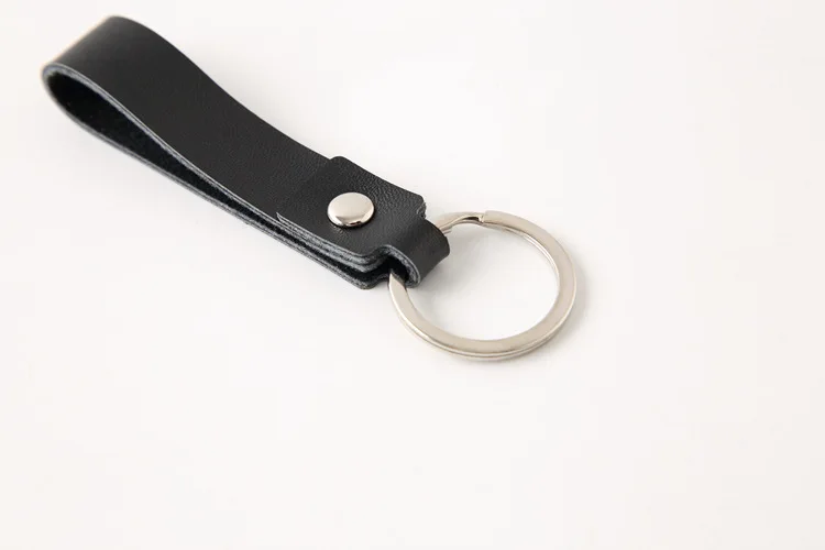Retro-Schlüsselanhänger aus PU-Leder, 4 Farben, Werbegeschenk, für Männer und Frauen, Autoschlüsselband, Taille, Geldbörse, Schlüsselanhänger, Schlüsselanhänger – Detail 9