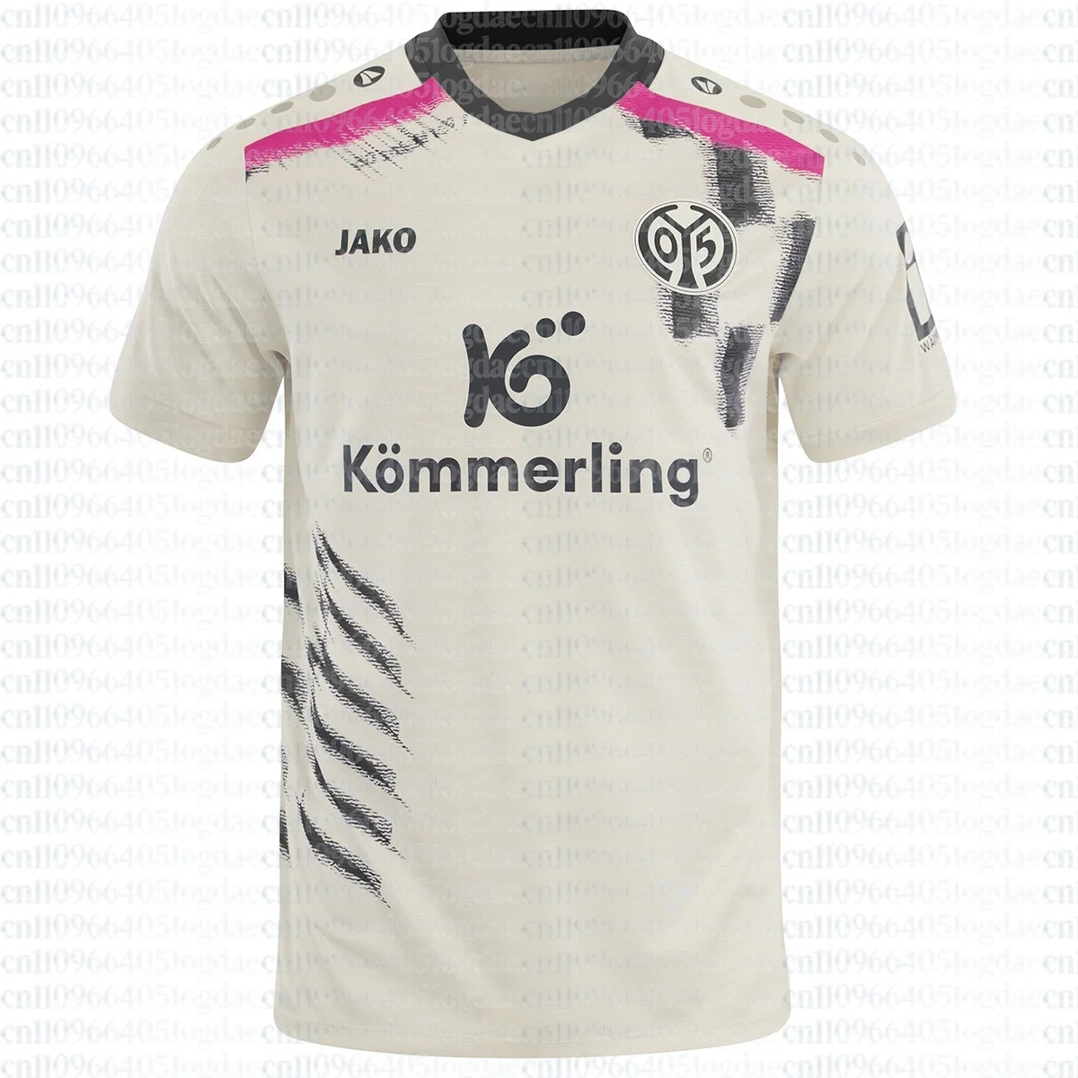 202526 MAINZ 05 Away Football Jersey Mens Short-Sleeve Breathable Soft Fan Version Match Training Soccer Shirt Adult Sportswear