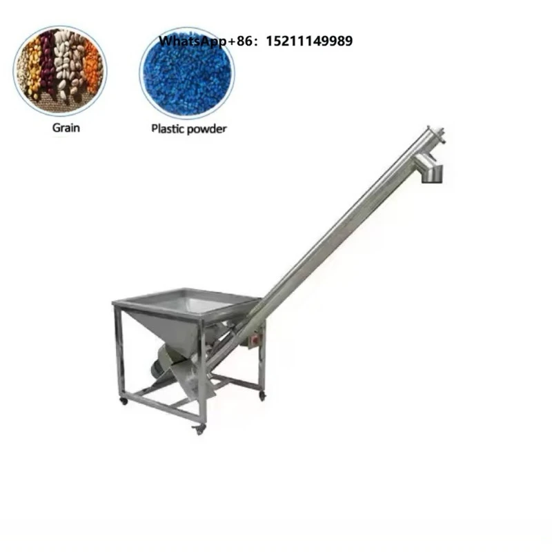 New Flexible Screw Conveyor Pipe Auger Screw Elevating Conveyor Grain