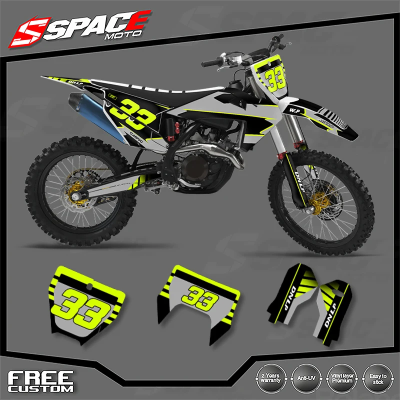 

Мотоциклетная графическая фоновая наклейка SPACE для Husqvarna TC FC TX FX FS 2019-2022 TE FE 2020 2021 2022 2023