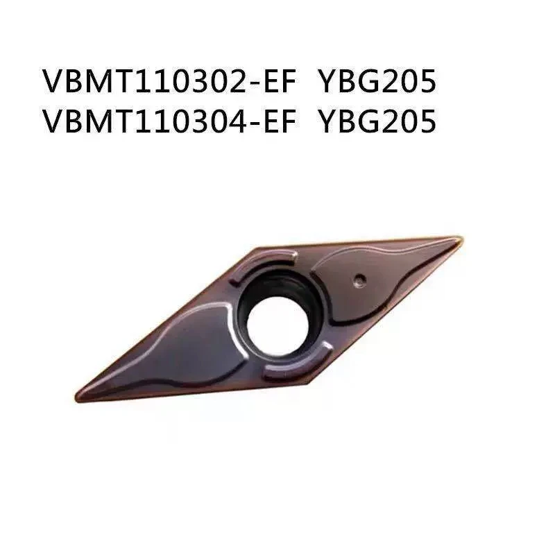 

Zcc.Ct Vbmt Vbmt 110302 -Ef Vbmt 110304 -Ef Vbmt 110308 -Ef Vbmt 160404 -Ef Vbmt 160408 -Ef Ybg205 Lathe Lathe Carbide Tool Inner Circle Cnc Turning Blade Finely Processed Stainless Steel