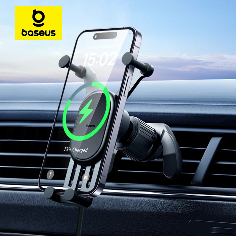 Gift Baseus Wireless Charger Car Phone Holder