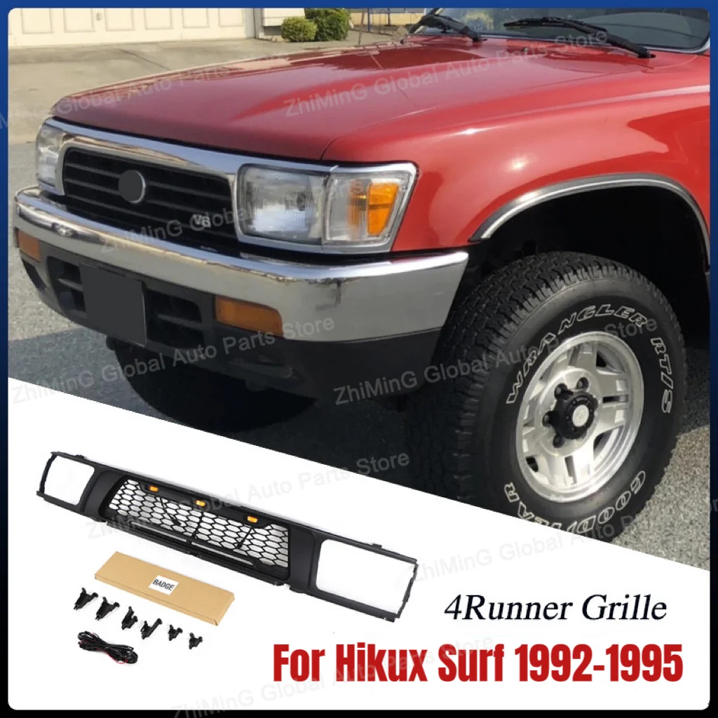 Off-road Grille Fit for Toyota 4runner Hilux Surf 2gen 1992 1993 1994 1995 Retrofitting Car Grille