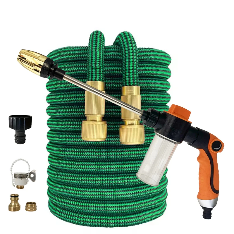 

Expandable Garden Hose Flexible Car Wash Hose Foam Long Pole Water Gun Hose Garden Sprayer Gardening Watering Irrigation Tools ﻿