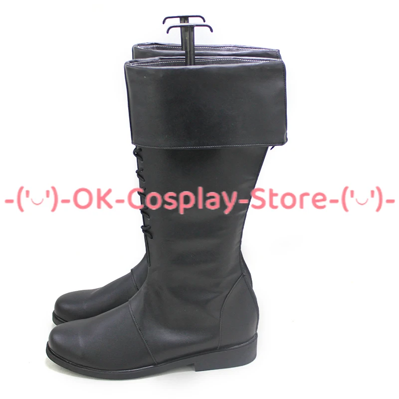 Hakase Fuyuki Cosplay Shoes Vtuber Cosplay Props PU Leather Shoes Halloween Carnival Boots Custom Made