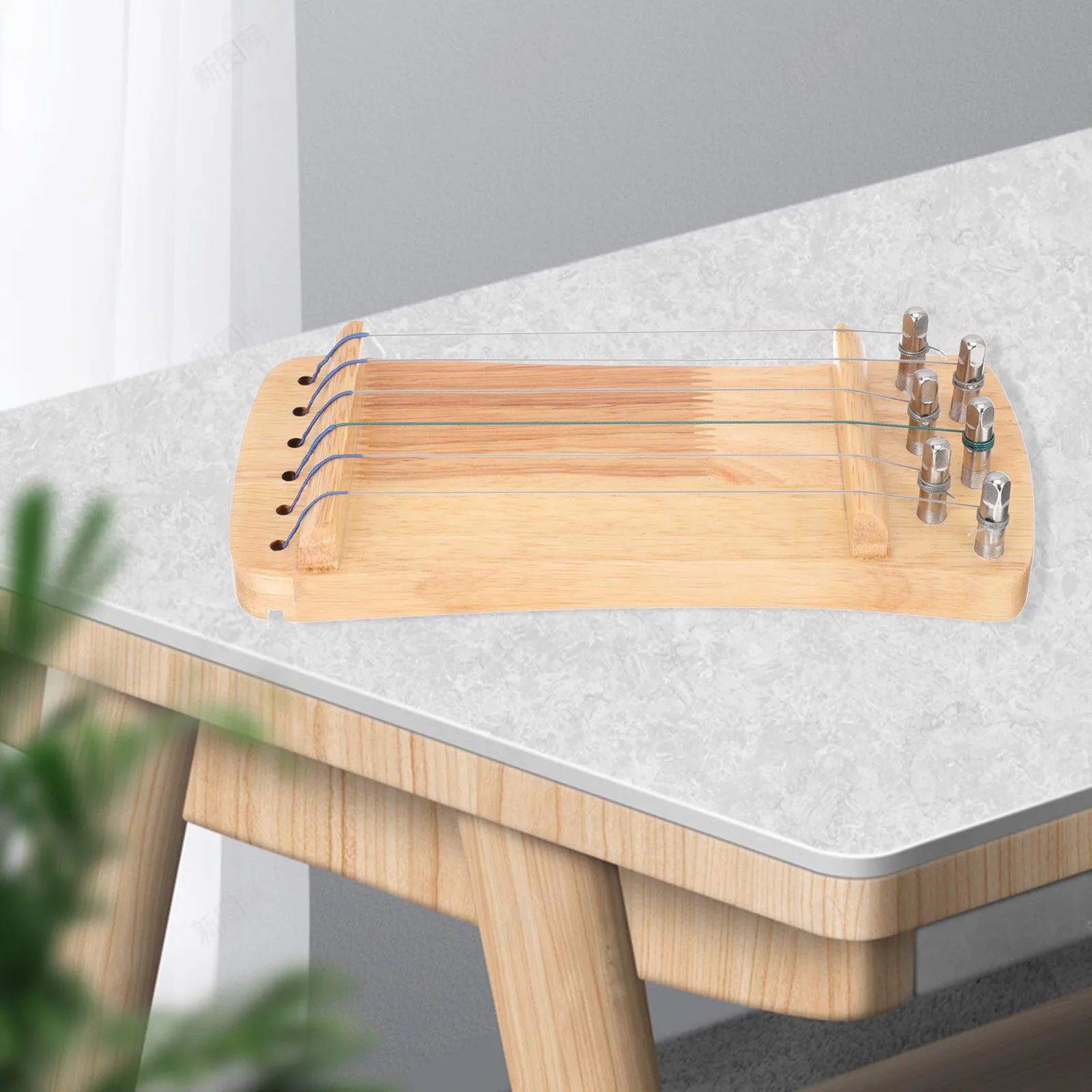 

Guzheng Finger Practice Tool Durable Wooden Material Lightweight Portable Musical Instrument Supply For Beginners Professional
