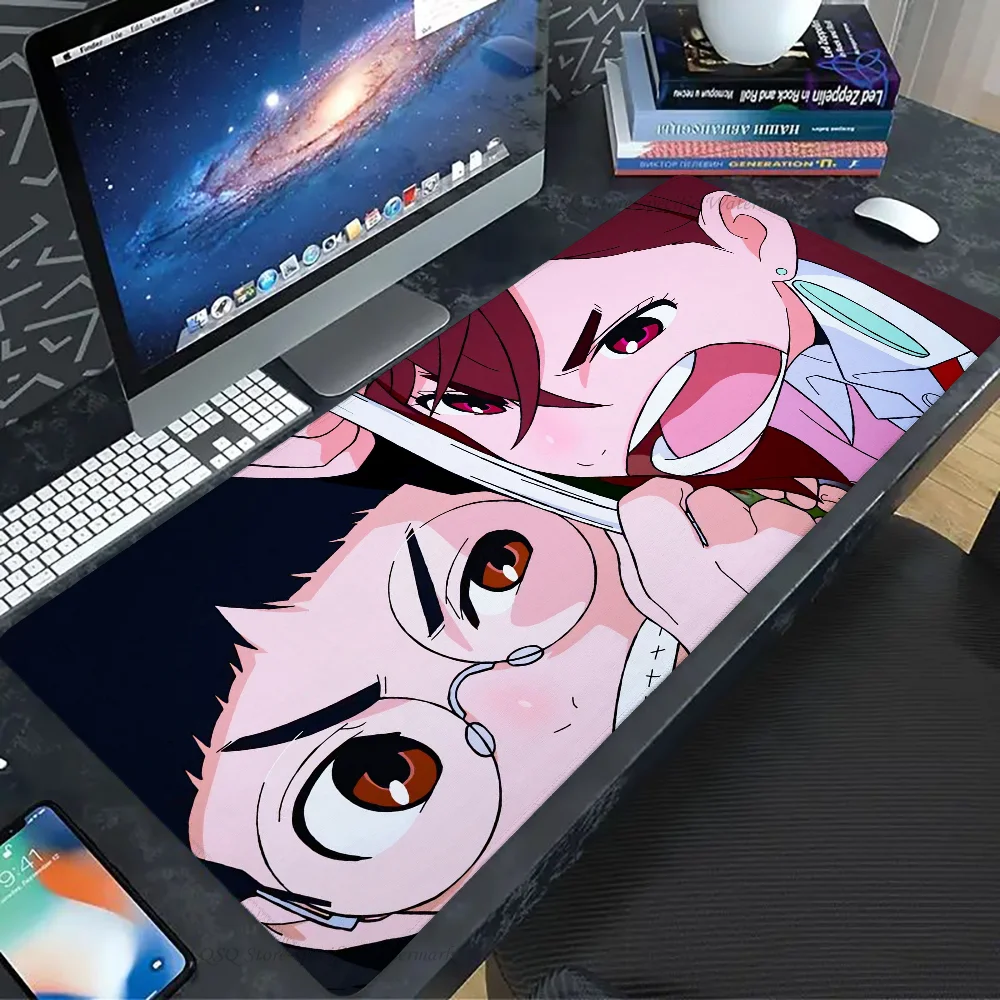 Momo Ayase Manga DAN DA DAN Mousepad Mouse Mat Desk Mat With Pad Gaming Accessories Prime Gaming XXL Keyboard Pad Padding Mat