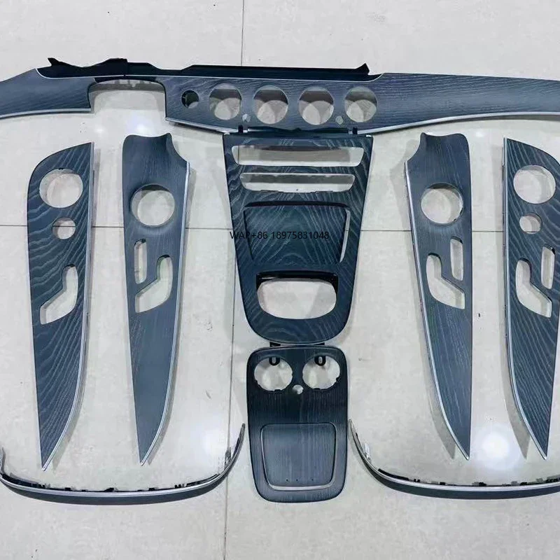 

OEM Armrest Box for W213 E Class Sedan & Wagon Ash Black Wood Interior Trim Kit for E260 E300 W238