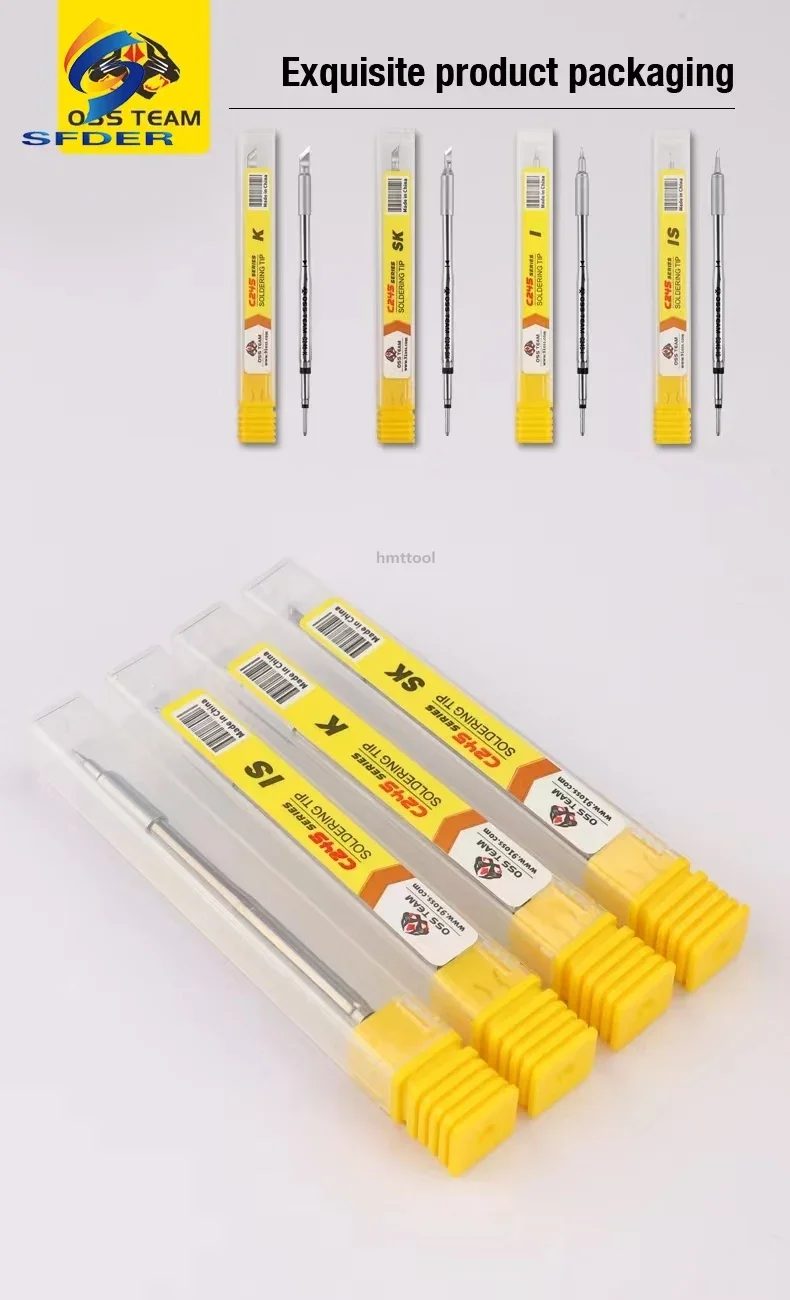 OSS C245 I IS K SK Tips Soldering Iron Tip Cartridges Compatible For  T245 Soldering Station