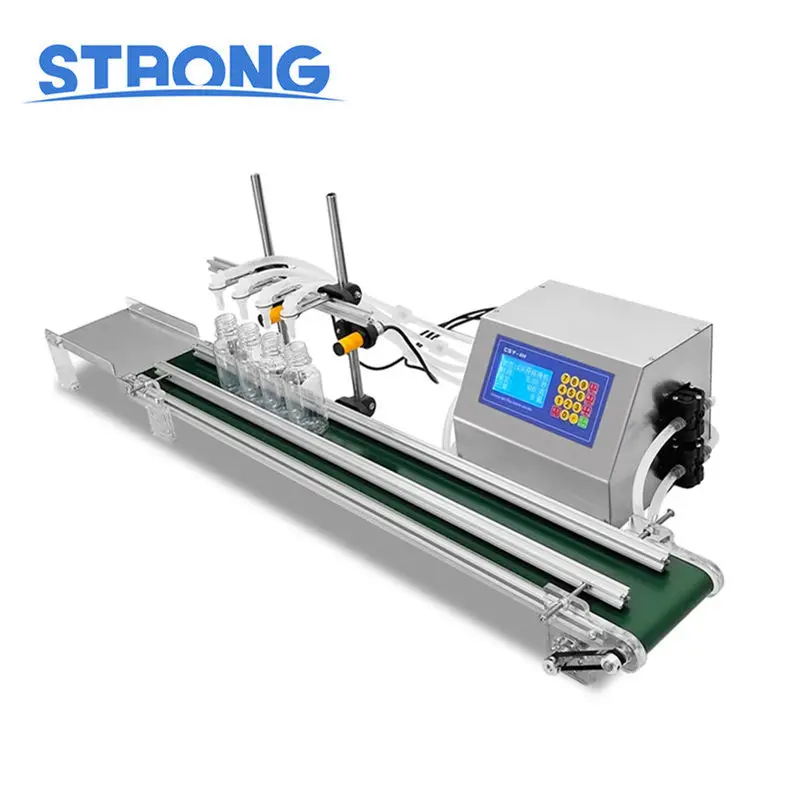 

Automatic Peristaltic Pump Small Liquid Filling Machine Four Line Conveyor Belt Filling Machine