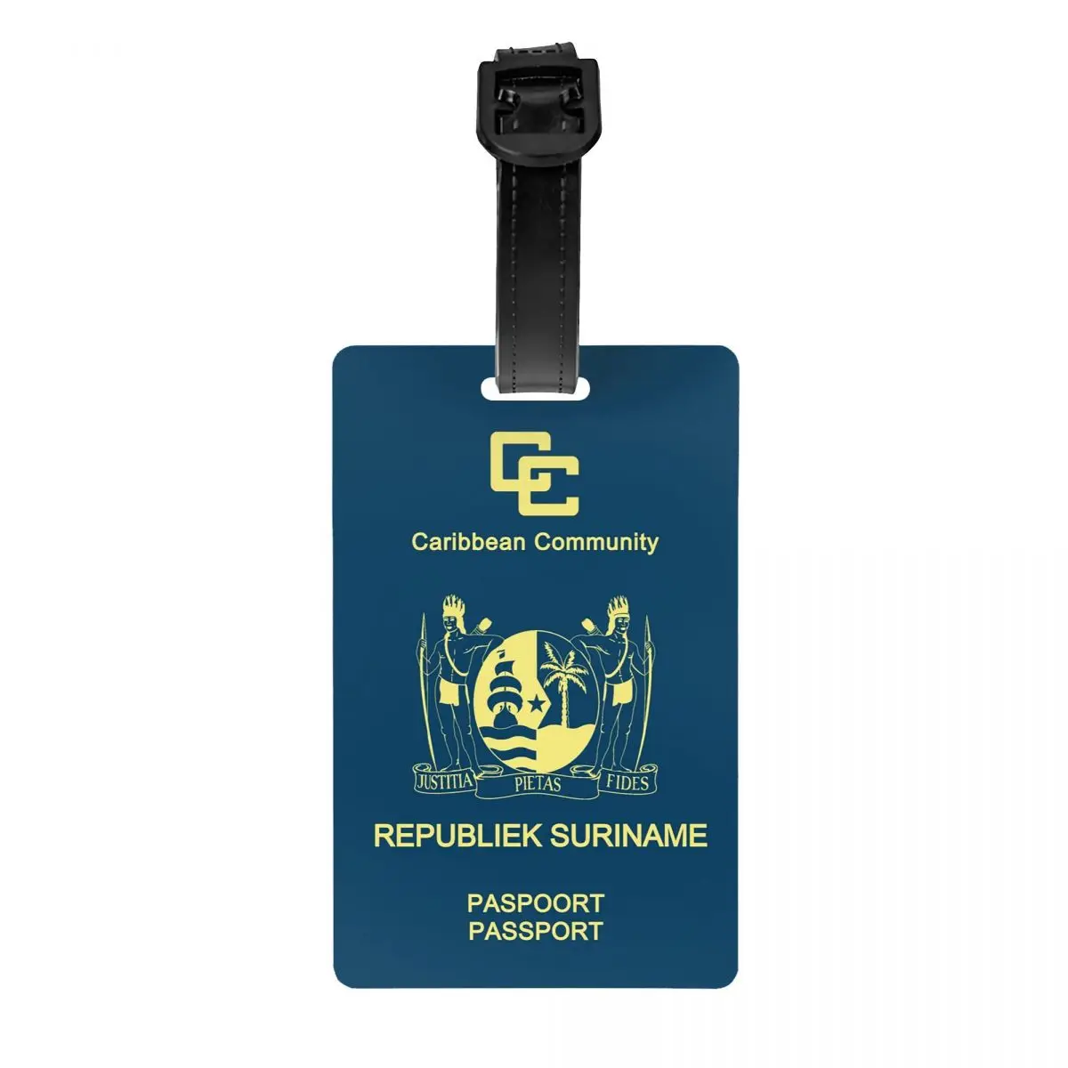 

Suriname Passport Luggage Tag for Suitcases Cute Baggage Tags Privacy Cover Name ID Card