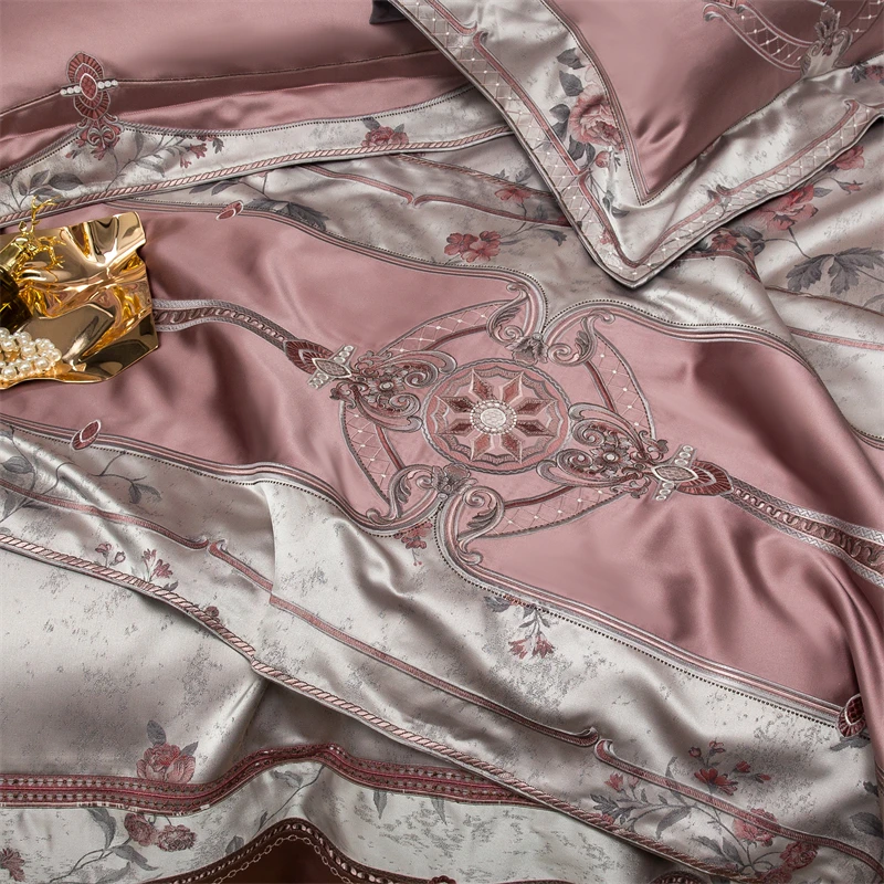 Chic Rose Flowers Jacquard Sat - Home Textiles Europe review and price