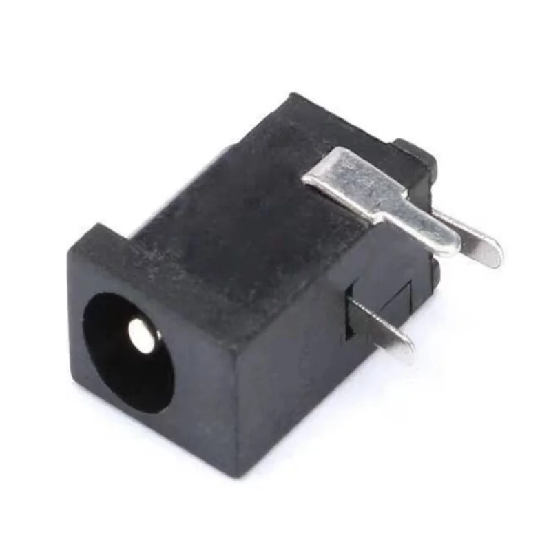 10PCS Hot Sales High Quality DC-002 0.3A 50V Black DC Power Jack Socket Connector DC002 3.5*1.3mm 1.3 Socket