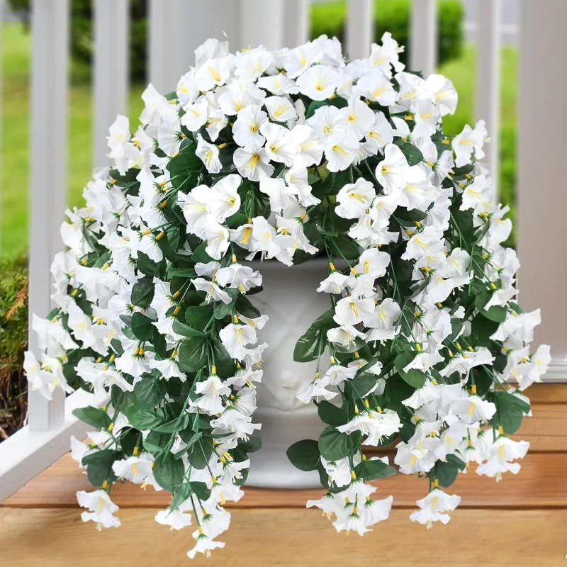 

Simulation petunia trumpet flower, wall hanging hanging fake greenery,plant decorative ornaments,flower wall, wedding decoration