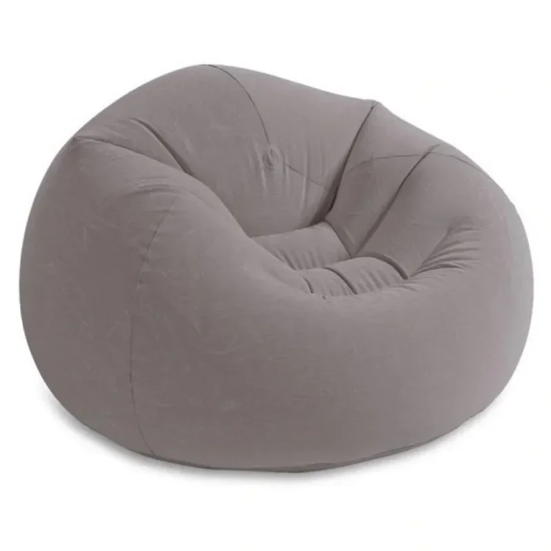 Gray comfortable inflatable sofa lazy
