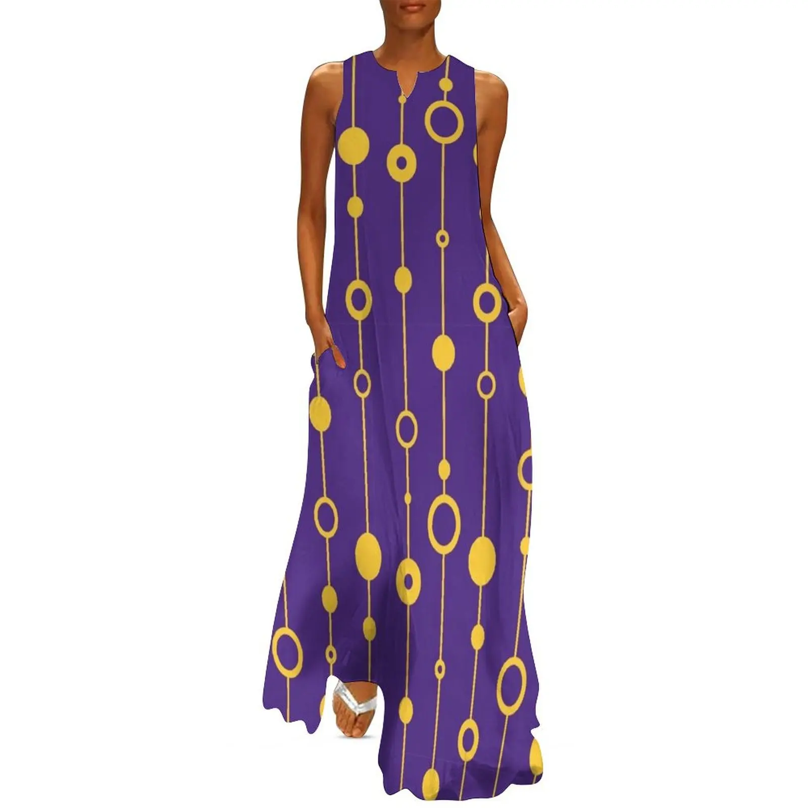 Baton Rouge - 70's Long Dress clothing women summer 2025 Party dresses for women Long dress party dresses women Dress