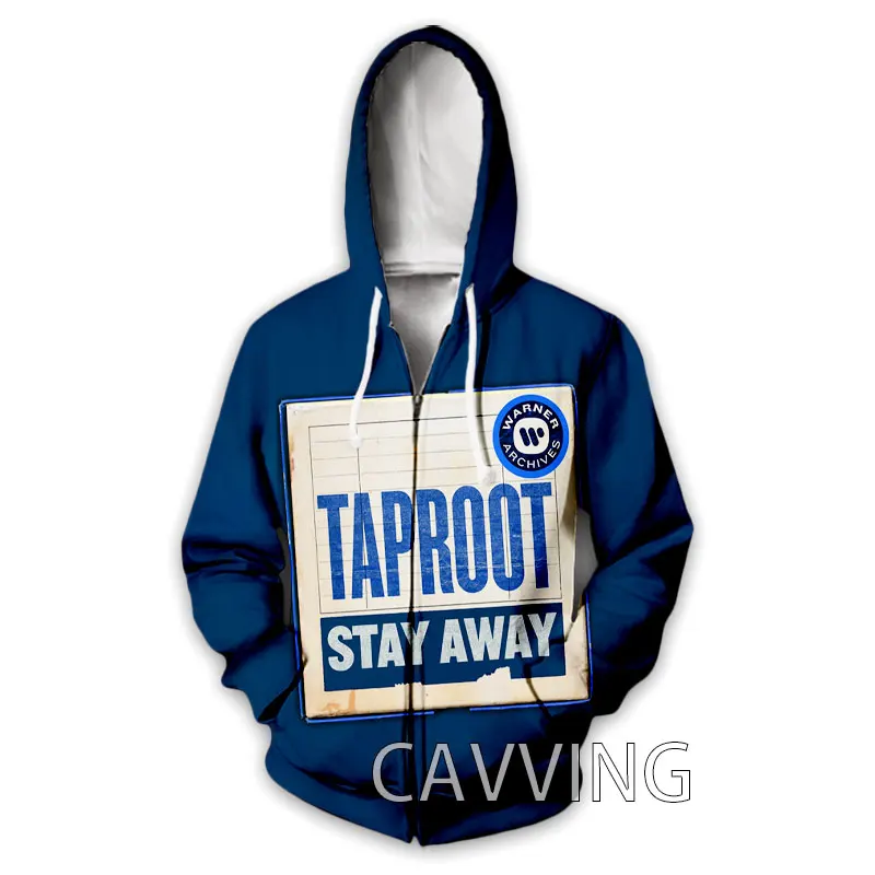 

CAVVING 3D Printed Taproot Band Zipper Hoodies Zip Hooded Sweatshirt Harajuku Hoodie Sweatshirt for Men/women