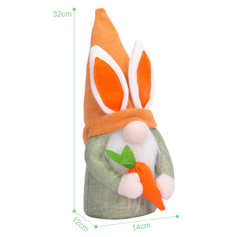 2Pcs Polyester Doll Easter Decorations Easter Decorations For The Home Easter Gnomes