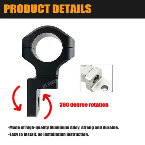 Imagen 2 del producto Luces Led de conducción R1250GS, soporte frontal de montaje de luz auxiliar para BMW R 1250 GS LC ADV GS R1250 Adventure R1250GSA 2019-2023