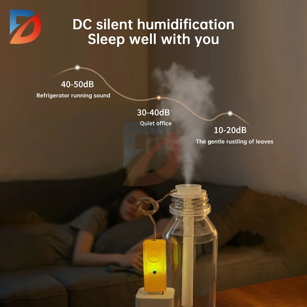 DC 5V Mini USB Humidifier Single Spray Humidification Module Ultrasonic Atomization Control Humidifier USB Interface