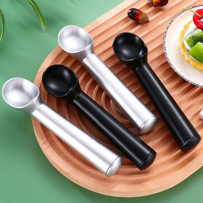 Spoon Portable Aluminum Alloy Non-stick Anti-feeze Ice Cream Baller Stainless Steel Scoop Home Kitchen Tools