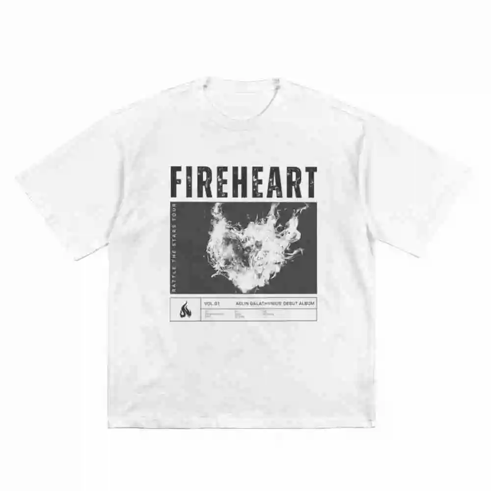 Fireheart Aelin Galathynius Rattle The Stars Throne Of Glass ACOTAR Short Sleeve Tee 100% Cotton T-Shirt