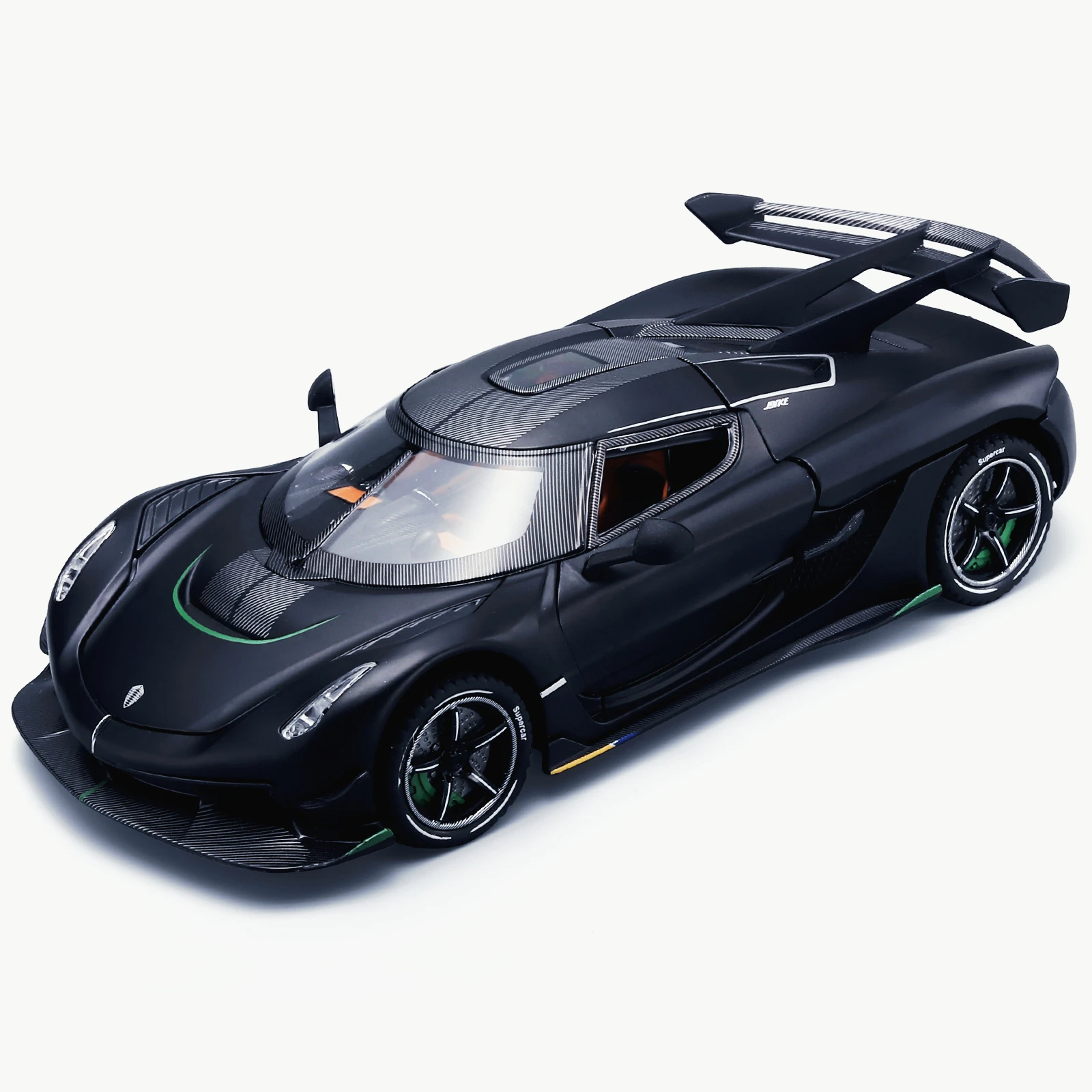 

1: 24 JESKO alloy car model, sound and light feedback simulation, sports car ornaments