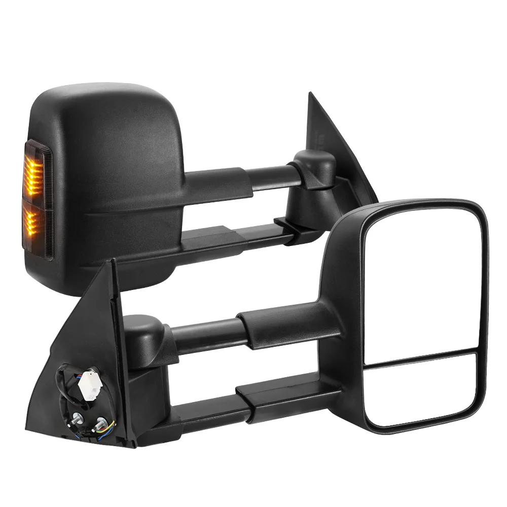 

Black Pair Extendable Towing Mirrors For Prado 150 Series 2009-ON