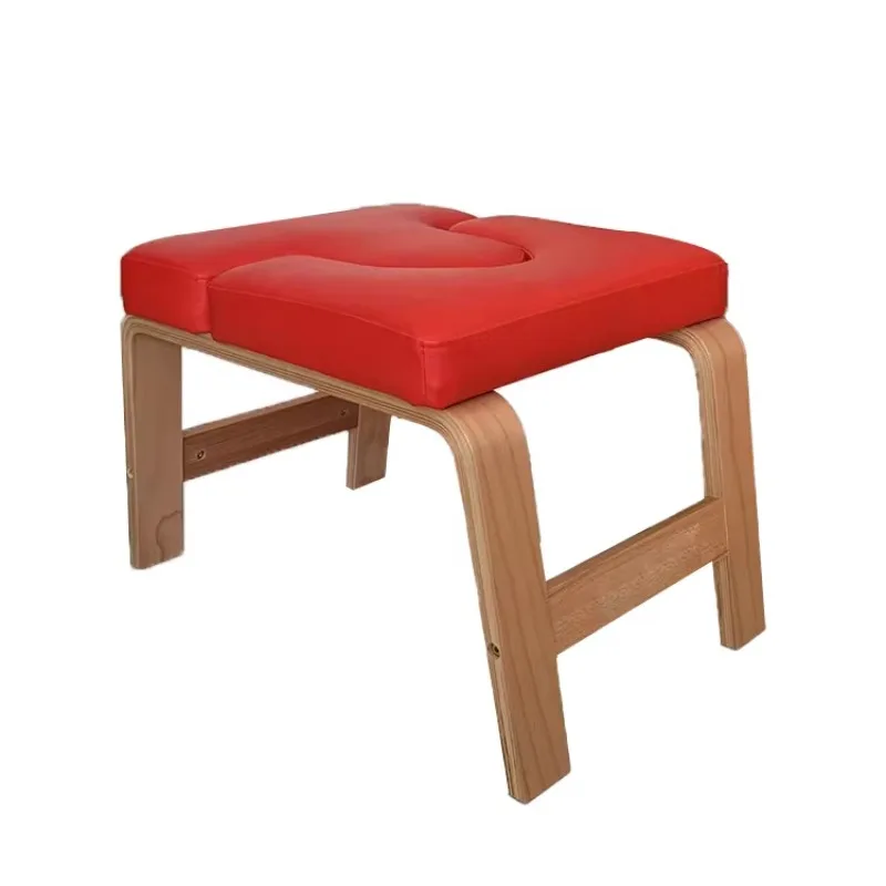 Commercial Hot Selling Fitness Exercise Inverted Yoga Stool Portable Inverted Chair Exercise Pilates Headstand Bench
