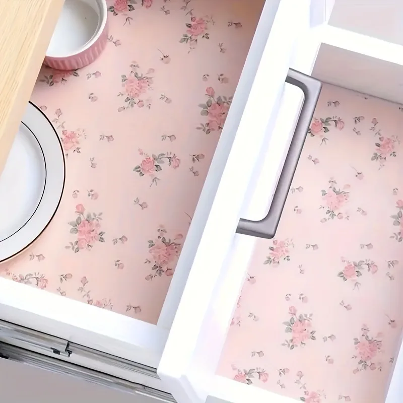 Shelf Liner,Non-slip Drawer Mat,Moisture-proof and Waterproof Liner,For Kitchen and Bathroom Cabinet,Kitchen Organizers