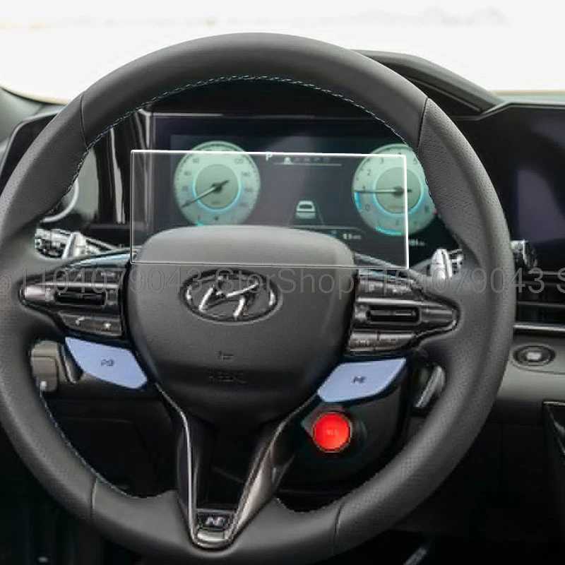 

Защитная пленка из закаленного стекла для HYUNDAI Elantra 2021-2024 10,25 дюйма, аксессуары для приборной панели автомобиля, защита от царапин