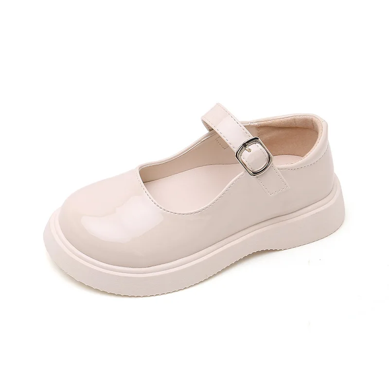 2025 جديد الأميرة حذاء مسطح للأطفال لفتاة أسود ماري جين المتسكعون أحذية رياضية أطفال أحذية الحفلات طالب أحذية من الجلد 6 سنوات