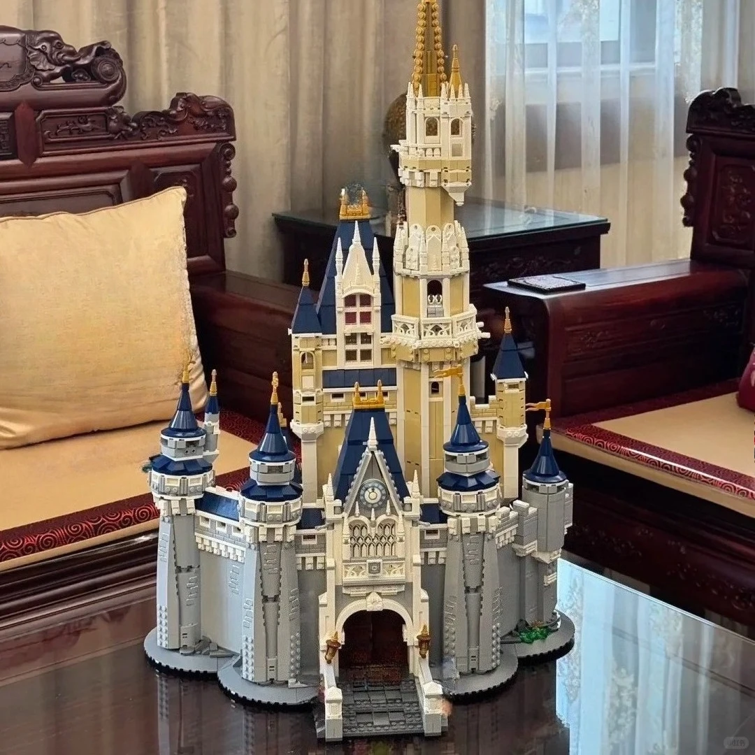 مجموعات مكعبات بناء Magic World Castle 71040 مناسبة لهدايا عيد الميلاد غير متوافقة مع جزيئات Legoed