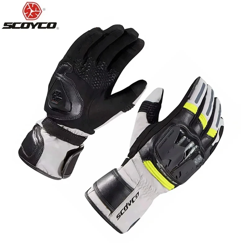 

SCOYCO Longer Waterproof Winter Motorcycle Gloves for Men's Moto Biker Motocross Accessories Motorcyclist Luvas Wear-resistant