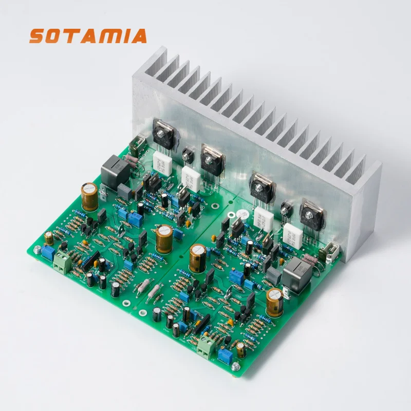 SOTAMIA AU-D607F Differential Diamond-shaped Differential Circuit DIY Power Amplifier Board 180W*2 Audio Amplifier Old Upgrade
