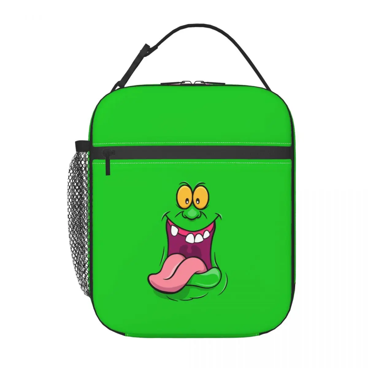 Ghost Buster Slimer Thermal Insulated Lunch Bag Green Ghost Supernatural Movie Portable Lunch Container  Multifunction Food Box