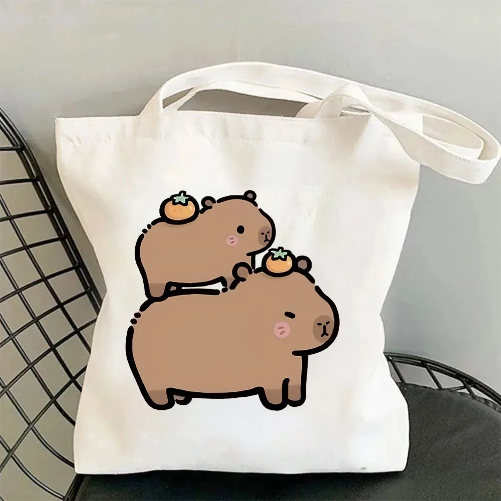 أكياس كابيبارا المباشرة للطلاب كيس نسائي رئيسي سعة كبيرة للمتسوقين كيس هاراجوكو للتسوق