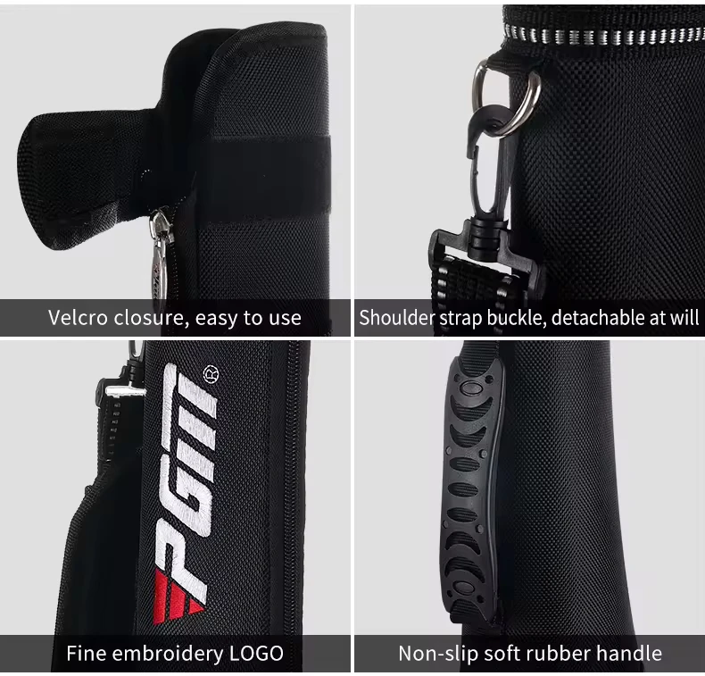 PGM Golf Half Bag Nylon Portable Golf Gun Bag Lightweight Club  Sunday Bags  Multiple Colors Waterproof  Material QIAB010