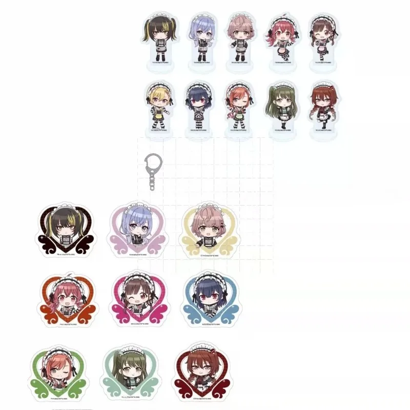 

Cute Anime Fuyuno Rinze Arisugawa Natsuha Hieda Miko Acrylic Signboard Keychain Toy Figures
