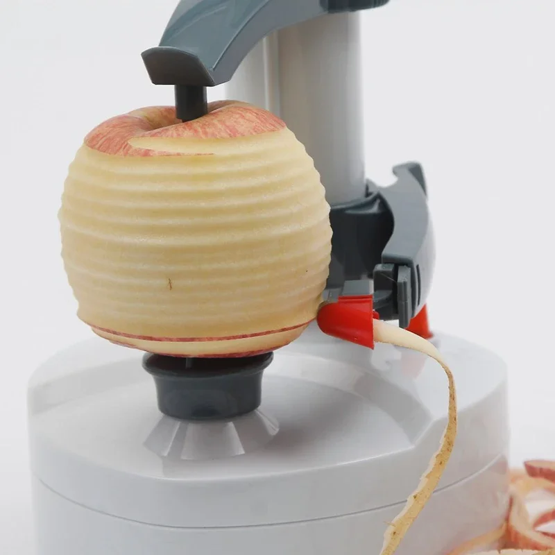 Automatic Rotating Apple Peeler Lemon Peeling Machine Automatic Fruits Vegetables Kitchen Peeling Tool Electric Potato Peelers - view 4
