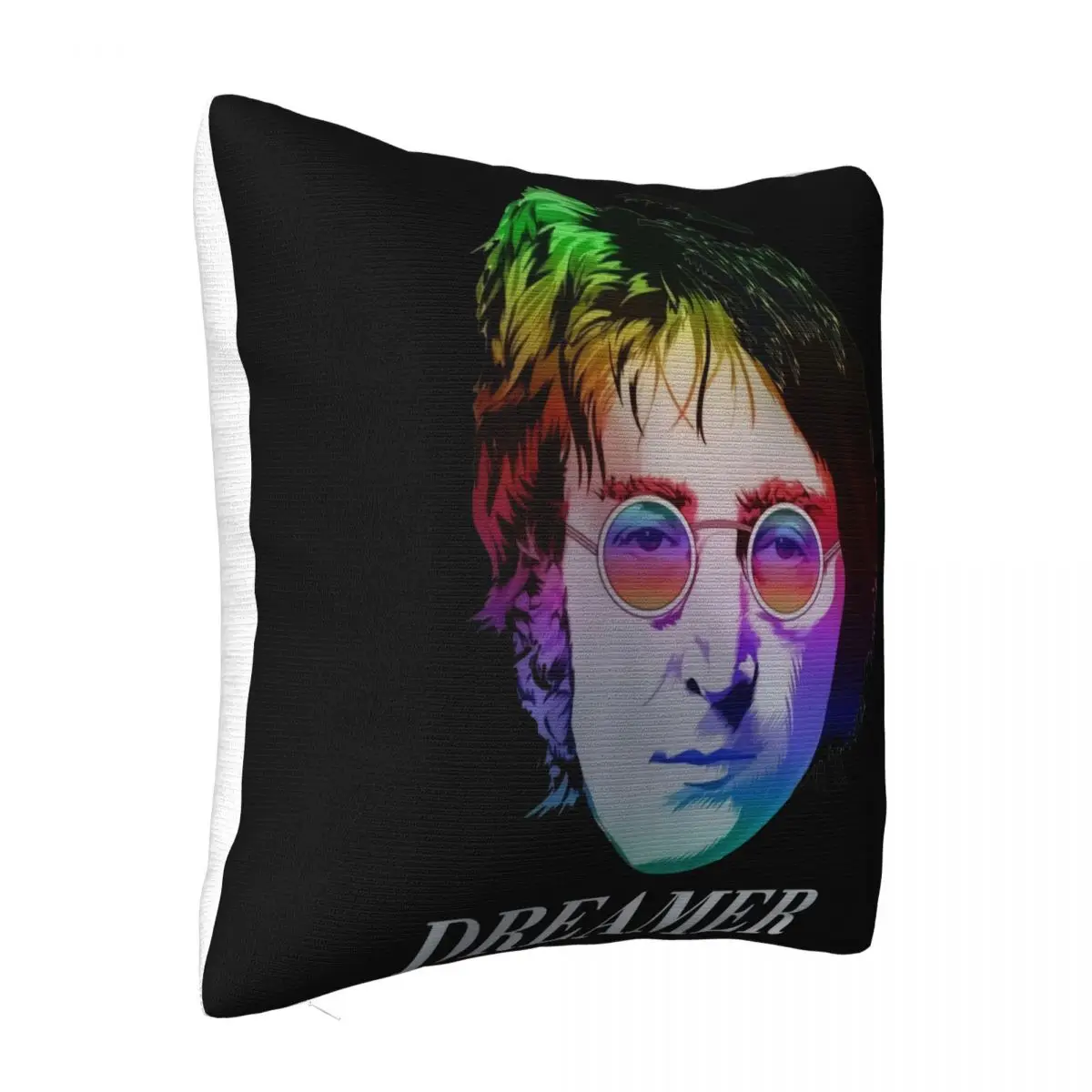 New Popular John Histper Swea Lennon Dreamer Music Legend Mens Black Sweat Pillow Case