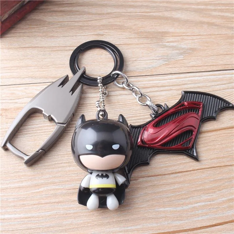 Beast Kingdom Batman Superman Filmes Periféricos Personalidade Criativa Dos Desenhos Animados Chaveiro Pingente Mochila Acessórios Atacado