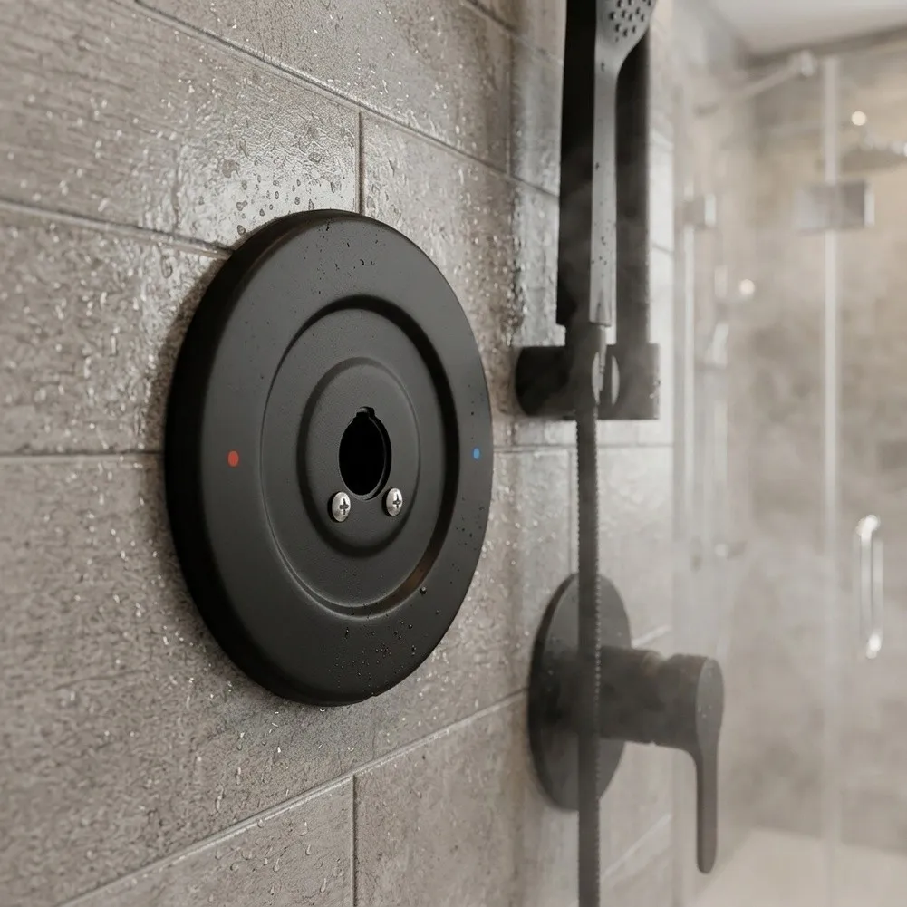 Tub Shower Trim Shower Panel Easy Screw Installation Metal Material Economical Repair Part Elegant Decor Upgrade