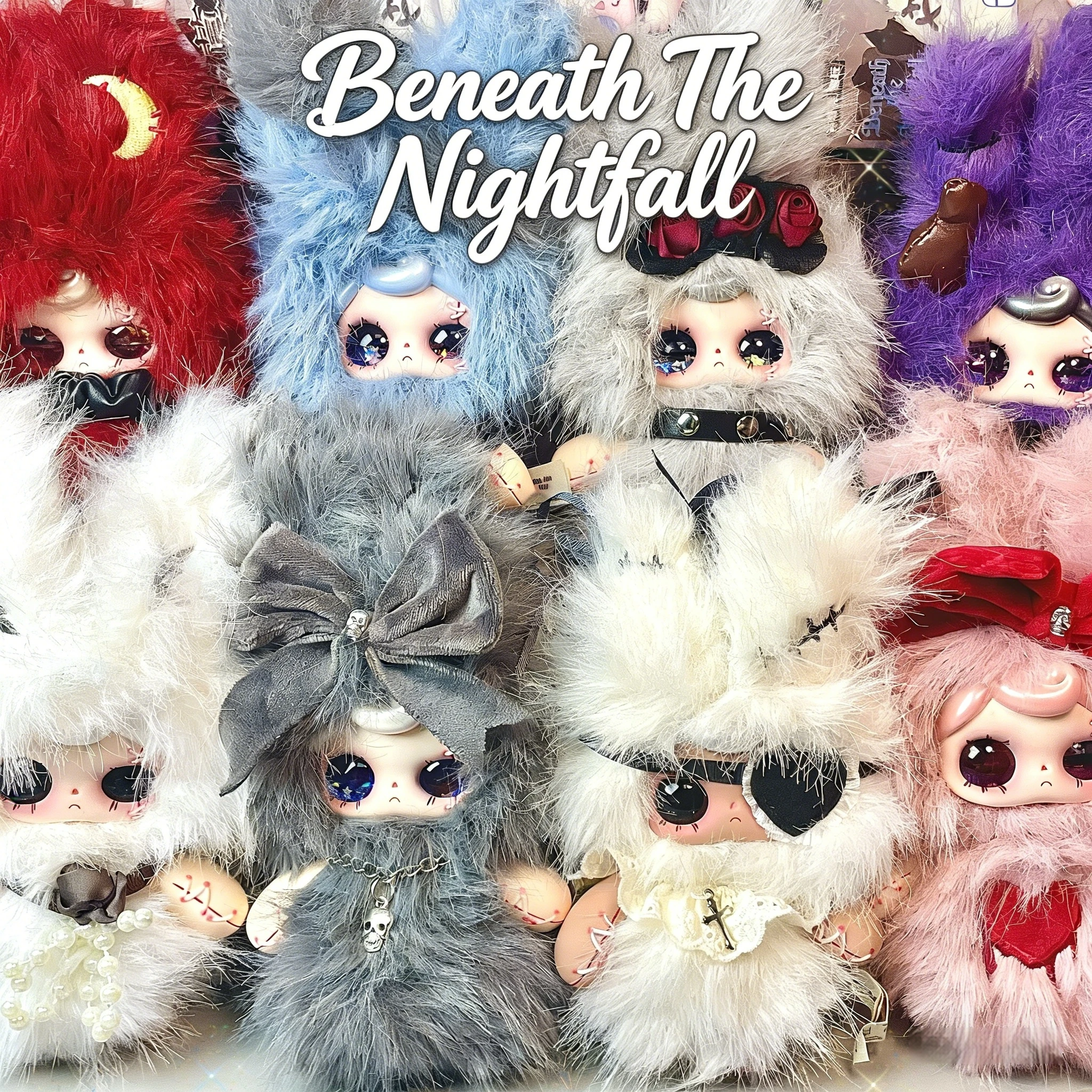 

Baby Three Yuna Beneath The Nightfall Series Plush Vinyl Blind Box Soft Fluffy Pendant Keychain Exquisite Party Prop Kid'S Gifts