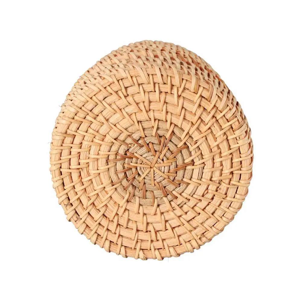 Stationery Storage Wood Vine Rattan Pen Holder Large Capacity Cosmetic Holder Hand Woven Pen Holder Minimalism Multifunctional