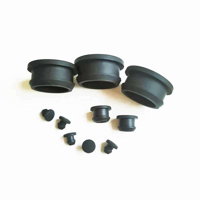 2mm to 60mm Silicon Rubber Hole Caps Rubber Male Plug Silicone Stopper Tap Bung Plastic Pipe Seal Caps Cover Waterproof